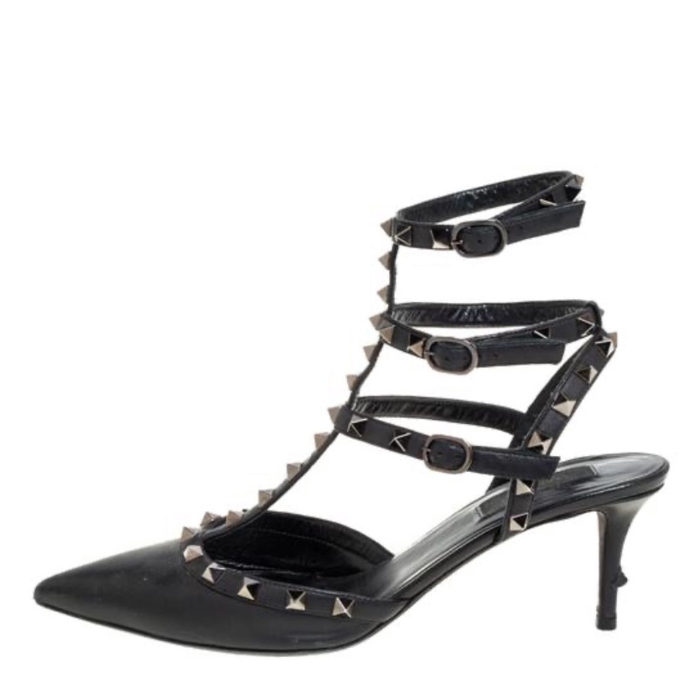 Valentino Rockstud Kitten Heels